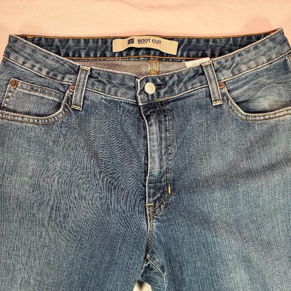 GAP Boot Cut Stretch Jeans 12R Made in USA Y2K Denim ✅ - Picture 3 of 9